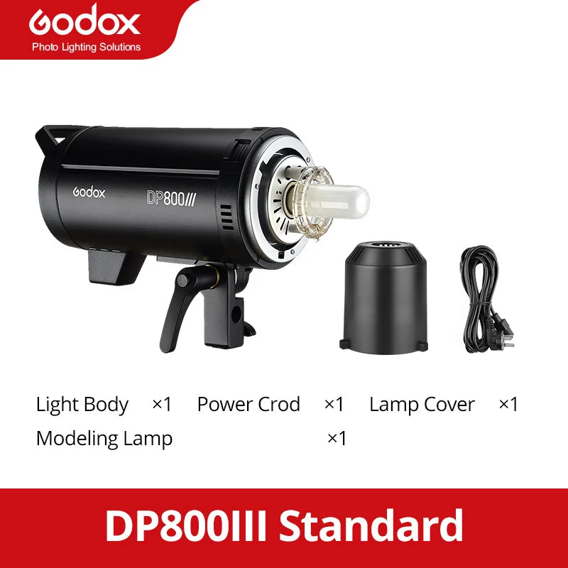 Godox DP800III 220V Studio Flash Light Strobe Lighting Lamp 2.4G 800Ws for Wedding Portrait Photography VS Godox AD300Pro