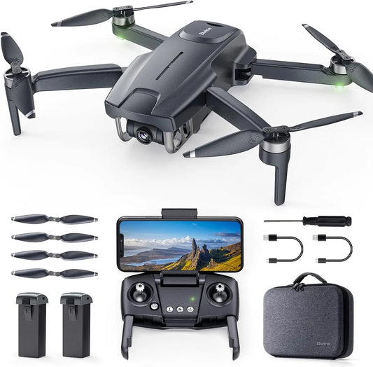 2K GPS Brushless Drone with EIS Camera - Professional W3 New Quadcopter for Aerial Photography