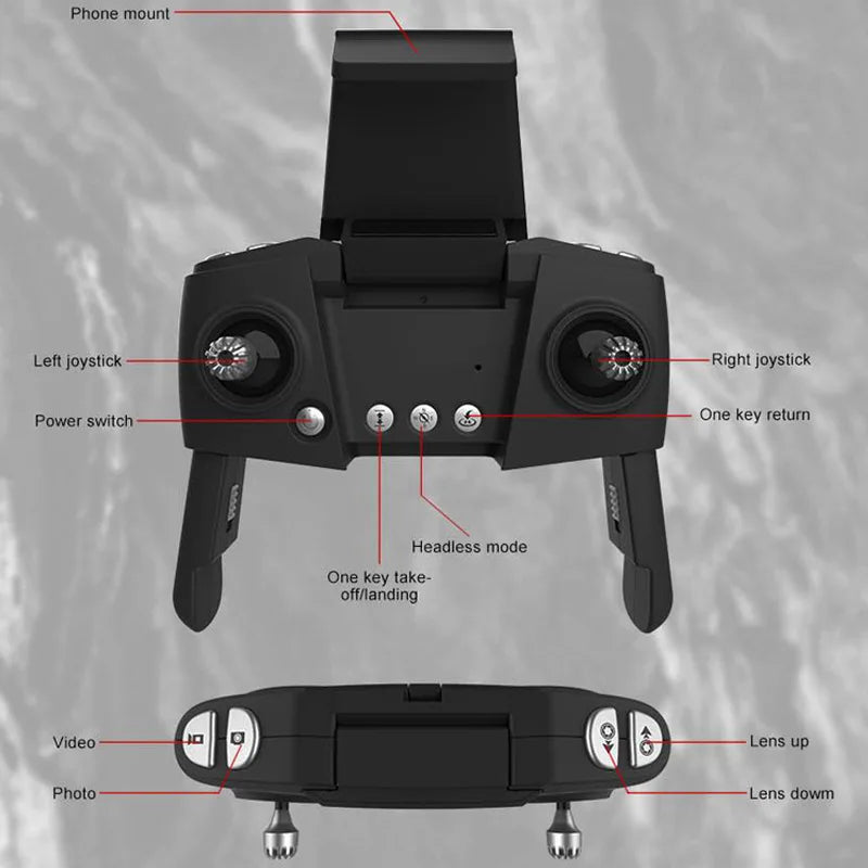2K GPS Brushless Drone with EIS Camera - Professional W3 New Quadcopter for Aerial Photography