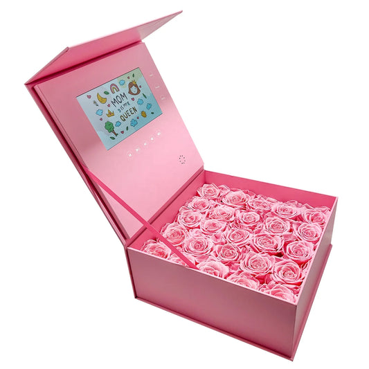 Women's Luxury Jewelry Set Gift Box With Voice Photo Video Mother's Day and Valentine's Day Elegant Gift Set for Women