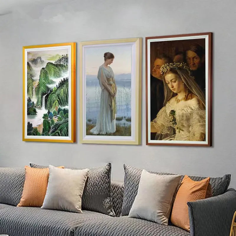Electronic Nft Photo Wallet Crypto Album Art Gallery Frame Wall Mounted Advertising Display Touch Screen Digital Signage